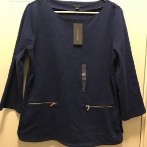Women’s Blue Tommy Hilfiger Shirt Size L NWT
